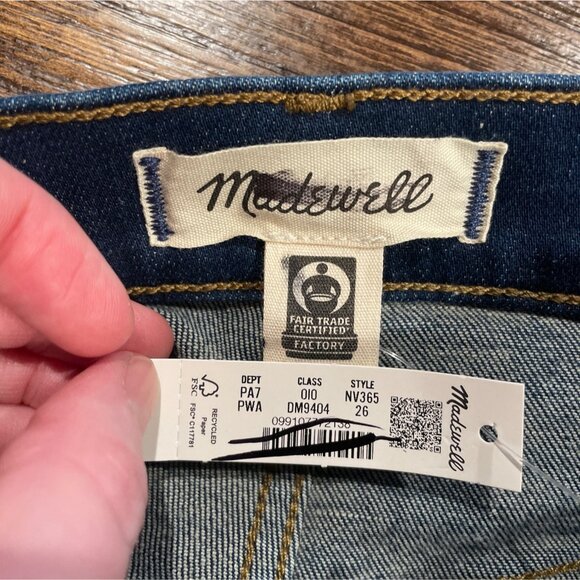 NWT Madewell Sz 26 The Perfect Vintage Wide-Leg Jean Pipestone Wash NV365 - Picture 5 of 12